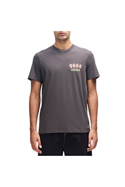 Deus Ex Machina Φάνσι Πάνσι Τι-σερτ Ανθρακί XL