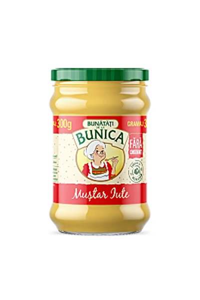 Bunica Delicatese picante de muștar de la bunica, 300g