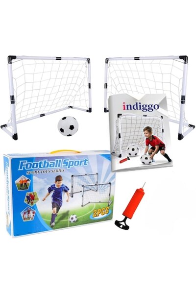 indiggo MagicGoal Duo 2-σε-1 Παιδική Ποδοσφαιρική Τέρματα 2 σε 1, Σετ με 2 Τέ...