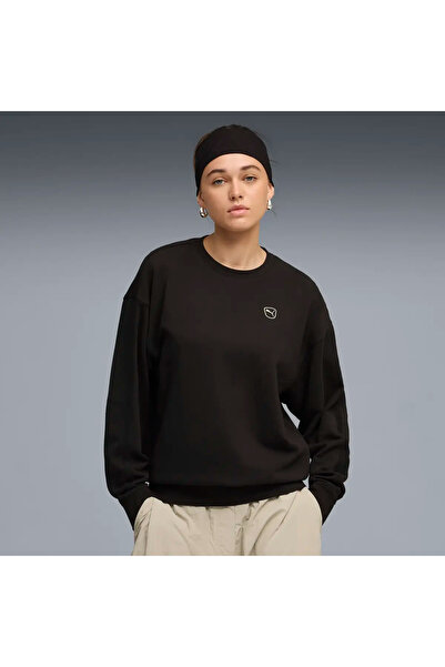 Puma ESS ELEVATED Comfort Crew TR Μαύρο Γυναικείο T-Shirt