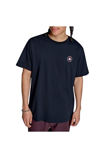 Converse ΤΣΑΚ ΤΕΪΛΟΡ ΟΛ Σταρ Μπλουζάκι με Σχέδιο Μαύρο - ΚΟΝΒΕΡΣ Μαύρο Μ