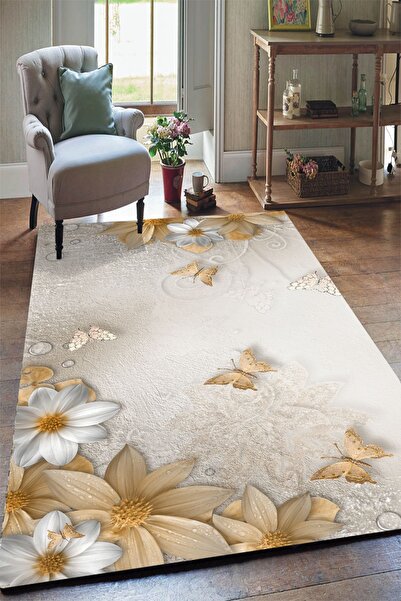 Yürük Home Welsoft Kumaş Dijital Baskılı ALEM MODELİ LASTİKLİ HALI ÖRTÜSÜ