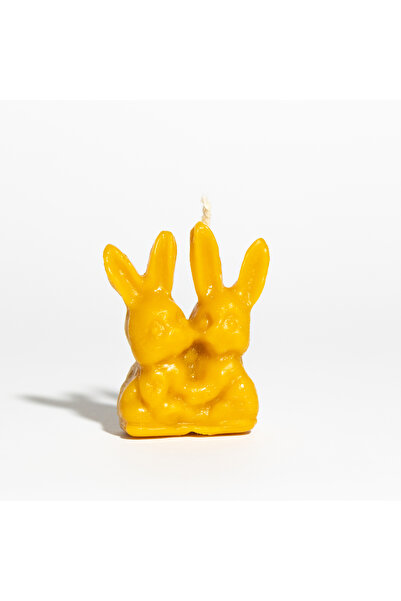 APIVEST Δύο Κουνελάκια Κερί από Κερί Μέλισσας – Πολυτελές Δώρο |