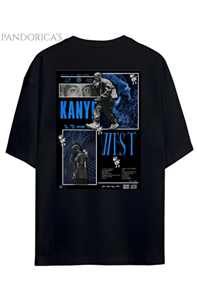 Grafftee Clothing Pandorica's Kanye West Tasarımı Sırt Baskılı Unisex Pamuklu...