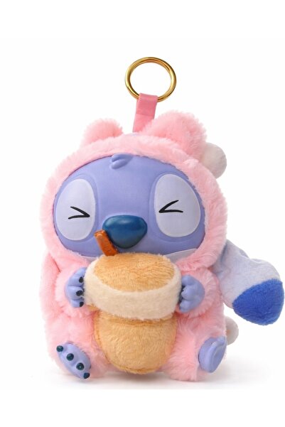Happyewent Stitch Peluş Anahtarlık – Kapüşonlu Mini Oyuncak Çanta Süsü Seviml...