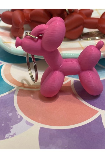 GIFTPALACE Balloon Dog Keychain 3D