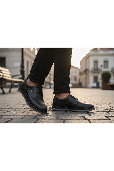 BAYRAMOĞLU KUNDURA BYK ATA 590 PANTOFI BĂRBAȚI ELEGANȚI ȘI CONFORTABILI, CU D...