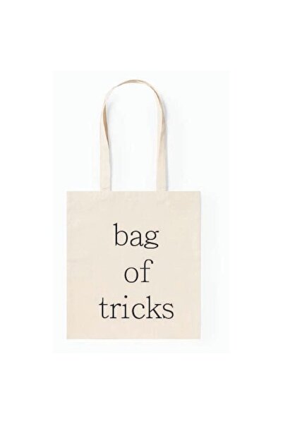 Gamma Print Τσάντα βαμβακερή  "Bags of Tricks ", φυσική, με μακριές λαβές, 37...