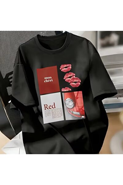 H&GHAMLEGİYİM Μπλουζάκι με στάμπα. Κοντομάνικο καλοκαιρινό & ανοιξιάτικο casu...