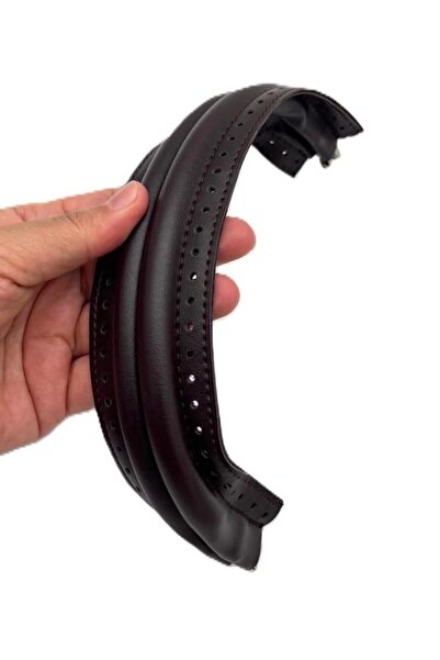 angel çanta aksesuar Δερμάτινη κρυφή τσάντα 19 εκ. οβάλ σε σκούρο καφέ χρώμα