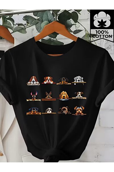 yombaa Μπλουζάκι με στάμπα. Κοντομάνικο καλοκαιρινό & ανοιξιάτικο casual τοπ,...