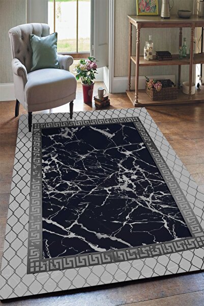 Yürük Home Softtec Yumuşak Dokulu Dijital Baskılı YRK104 MODELİ Lastikli Halı...