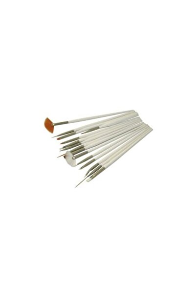 TotulPerfect Set de 15 pensule pentru unghii cu gel