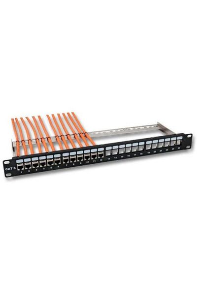 Universal Ods Ods-Pmdlr Modular Empty Cat6 24 Port Patch Panel