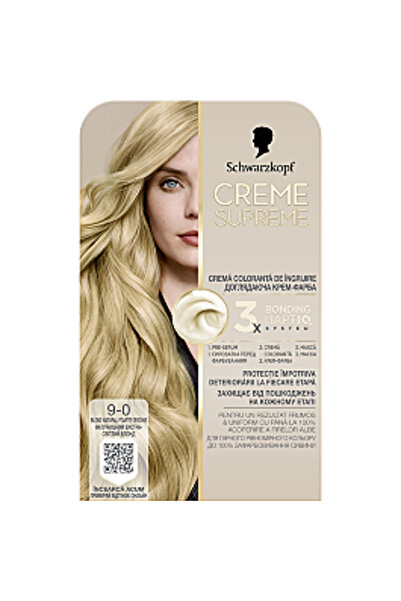 Schwarzkopf Creme Supreme, 9-0 Blond Foarte Deschis