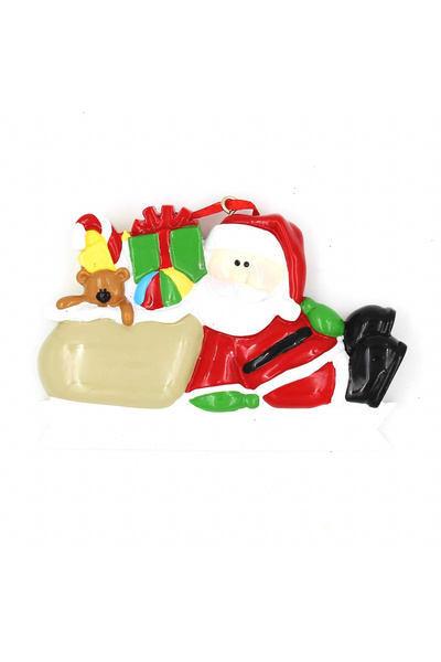 Gift Design Decorațiune magnetică - Moș Crăciun cu ursuleț de pluș și cadouri