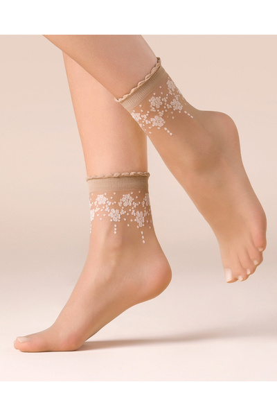 Gabriella Bloom 20 ντέντι φλοράλ κάλτσες πολυαμιδίου