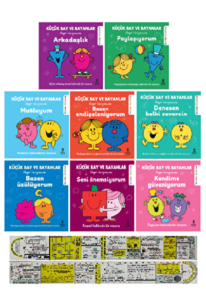 Doğan Çocuk Küçük Bay ve Bayanlar Rehber Öyküler Serisi 8'li Set + Özel Cetvel