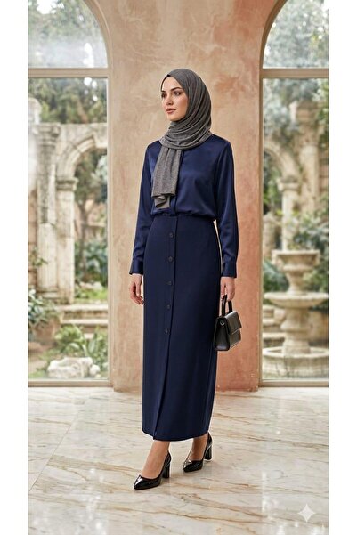 SOLERA COLLECTION DÜĞME DETAYLI KALEM ETEK