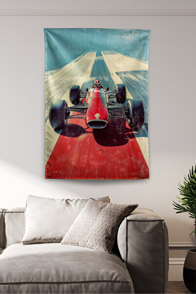 Vagonik Vintage Racing Μοντέρνο Μοτίβο Ταπετσαρίας Τοίχου με Σχέδια 445