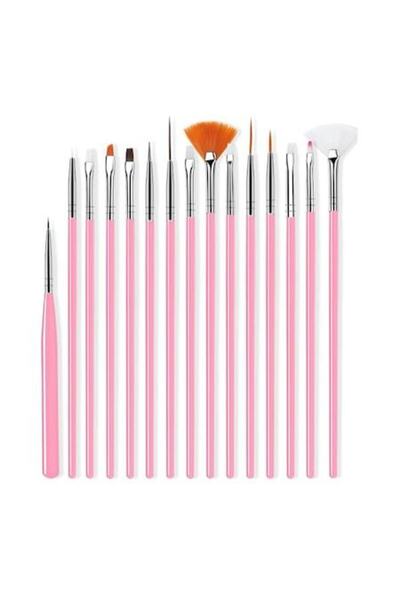 OEM Set de 15 pensule pentru nail art