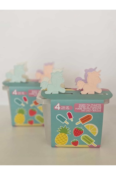 Butik 4'lü Dondurma Kalıbı Unicorn