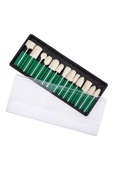 GNB-LAB Set de 13 capete de freza albe
