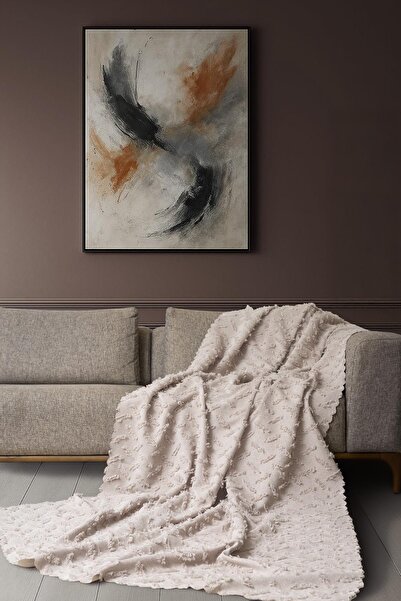 Latuda Home Ponela Koltuk Örtüsü Kaymaz Bohem Punch Kabartmalı 110x175 cm 2 A...