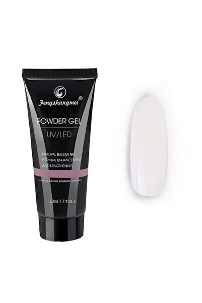 fengshangmei Polygel pentru construcția unghiilor FSM 02, 30 ml, Alb