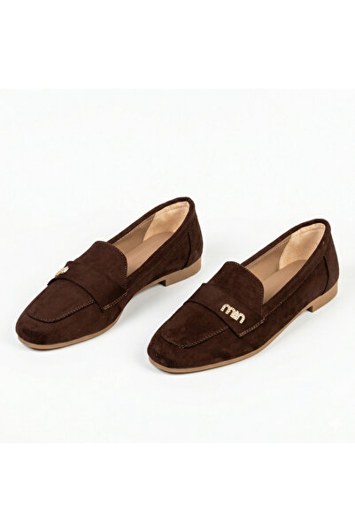 AYAKKABIMOOD 853 Suede Daily Γυναικεία Παπούτσια Μπαλαρίνας