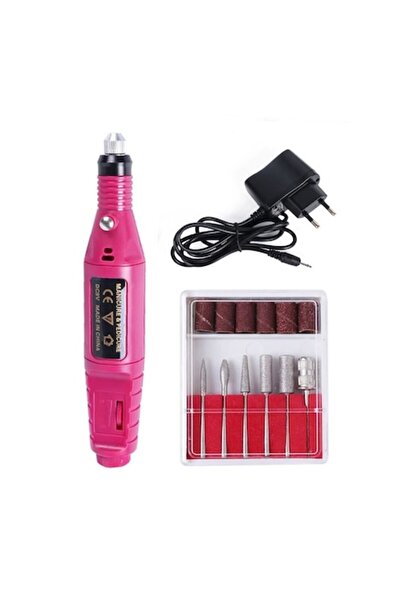 Pilot Freza / pila electrica unghii, 6 capete + 6 inele abrazive incluse, ali...