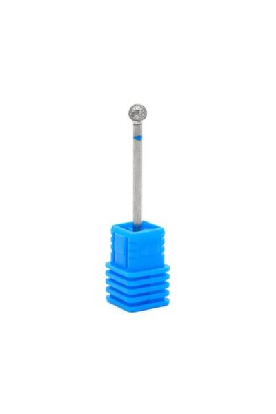 global fashion Cap de freza Bit diamantat pentru cuticule biluta albastra