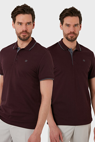 Buratti Βαμβακερό Slim Fit με κουμπιά, Πακέτο 2 τεμαχίων, Ανδρικό μπλουζάκι μ...