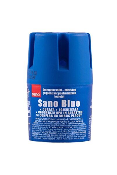 Sano Odorizant solid pentru rezervorul de toaletă, albastru, 150g