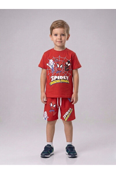 JELİBOOM KİDS Σετ σορτς με στάμπα Spiderman για αγόρια