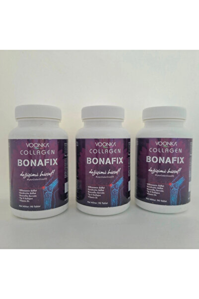 Voonka Bonafix 90 Tablets 3-Month Bone Pack 90X3 270 Tablets - Kofre