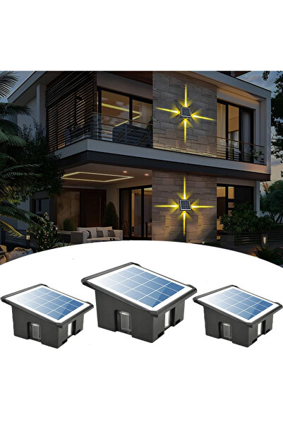 LEDIGANT Set de 3 lămpi solare IP65, 3 culori de lumină 6500K/4000K/3000K
