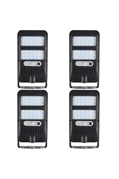 LEDIGANT Set de 4 lămpi solare cu senzor de mișcare, iluminare eficientă