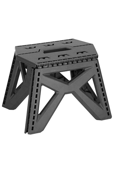 SERSIMO Πτυσσόμενο πλαστικό σκαμπό, 100 κιλά, συμπαγές, με λαβή, 32x30x23 εκ....