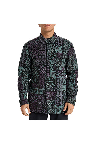 BİLLABONG Φέρνεϊς Φανελένιο Πουκάμισο με Μακριά Μανίκια Πολύχρωμο Μεγέθους Μ