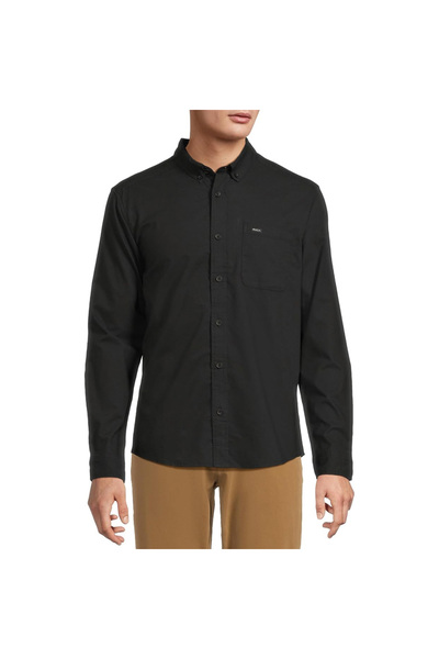 RVCA THATLL DO ΕΛΑΣΤΙΚΟ ΜΑΚΡΥΜΑΝΙΚΟ ΥΦΑΝΤΟ ΠΟΥΚΑΜΙΣΟ ΜΑΥΡΟ Μ