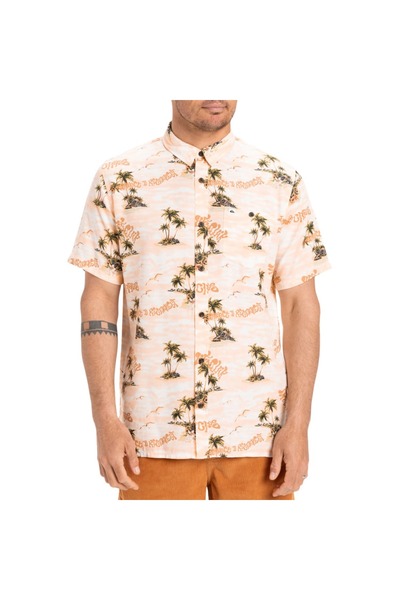 Quiksilver ΑΣΦΑΛΕΣ ΠΑΡΑΔΕΣΜΟΣ ΜΠΛΟΥΖΑΚΙ ΡΟΔΑΚΙΝΙ ΠΑΡΦΑΪΡ ΛΕΜΝΑΣ XL