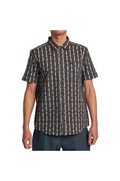 RVCA Vacationist Κοντομάνικο Μπλουζάκι Μαύρο XL