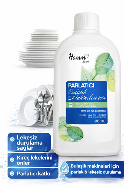 HOMM CLEAN Bitkisel Bulaşık Makinesi Parlatıcı
