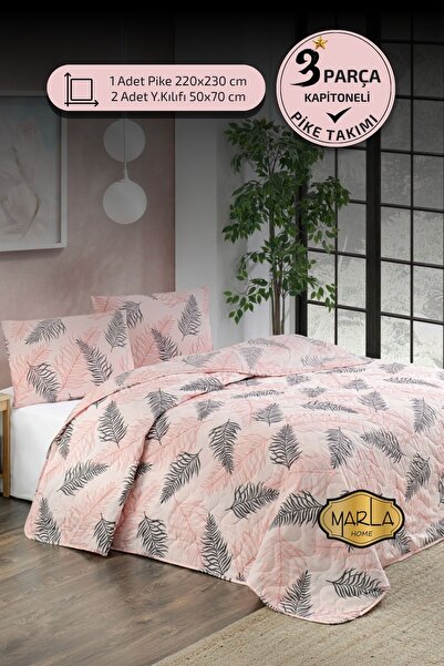 MARLA HOME Σετ Πικέ Διπλό |   Μέγεθος Μπατάλ |   220x230 εκ. |   Κάλυμμα κρεβ...