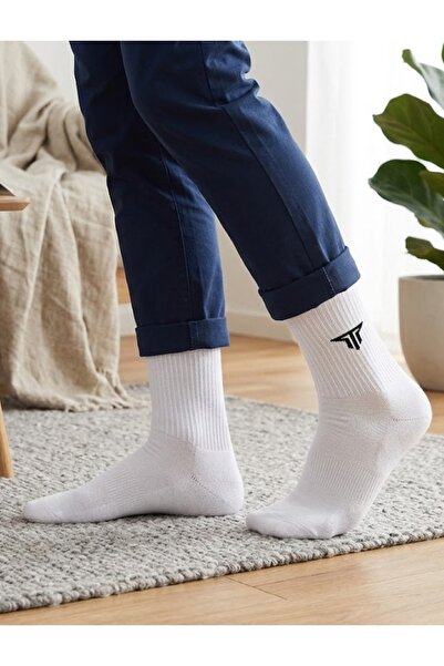 Techsport Памучни тенис чорапи, дълги до глезена, оребрени, гъвкави, удобни