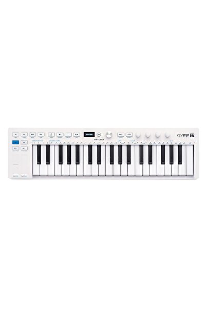 ARTURIA KeyStep 37 MK2: Beyaz | Gelişmiş 32-tuş Keyboard / Controller / Seque...