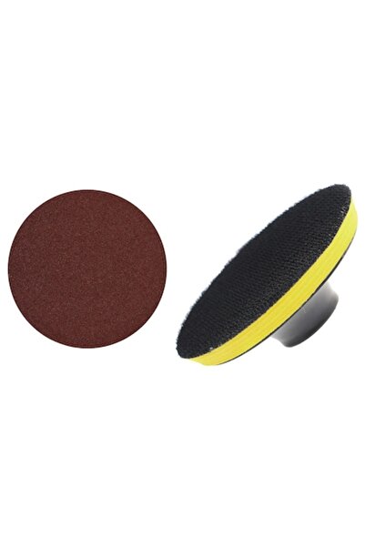 Wenko Set de suporturi Velcro 125mm cu pad abraziv P100