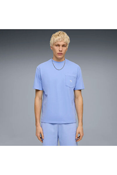 Puma SELECT Essentials Pocket Tee Μπλε Ανδρικό T-Shirt