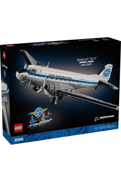 LEGO 11378 Icons Douglas™ DC-3™ PAN AM® Uçağı